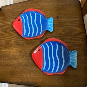 Hayden Ware Ceramic Fish plates